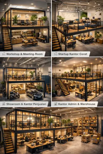 Mezzanine Ruang Kantor di Cimanggis