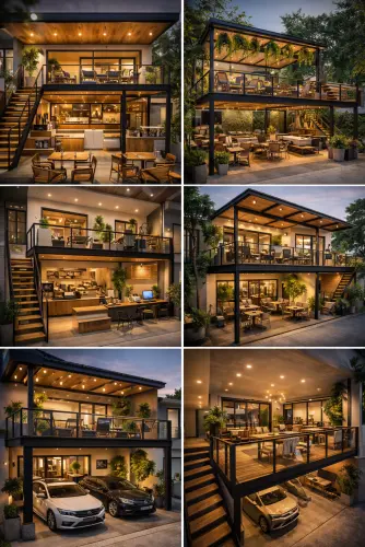 Mezannine Cafe Modern di Cimanggis